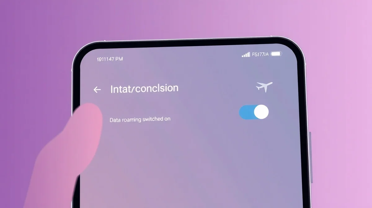Активация eSIM Airalo: включение передачи данных в роуминге после прилёта